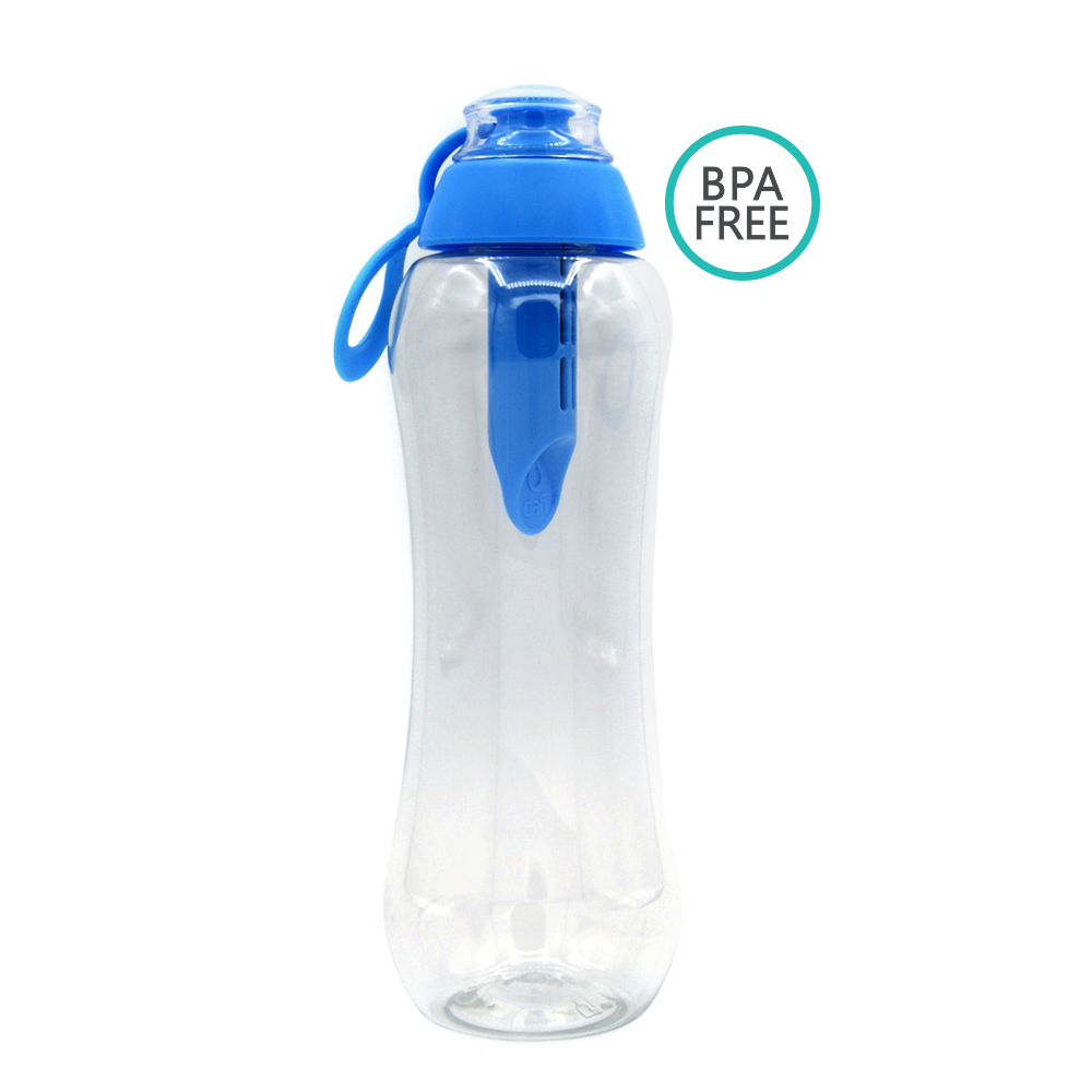 BIOVITAGROUP Botellas de agua de vidrio con bolsa protectora - Pack 4 und