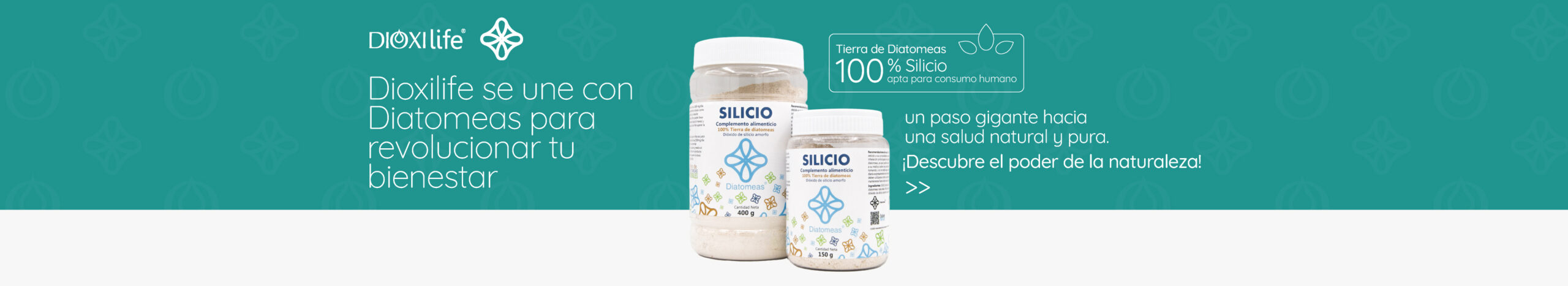 Silicio 100% tierra de diatomeas de uso alimentario 150g Diatomeas